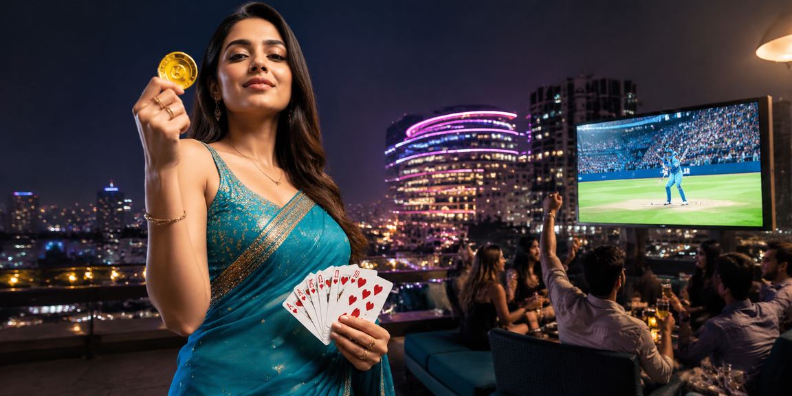 Bustling urban scene in Delhi with modern lifestyle elements