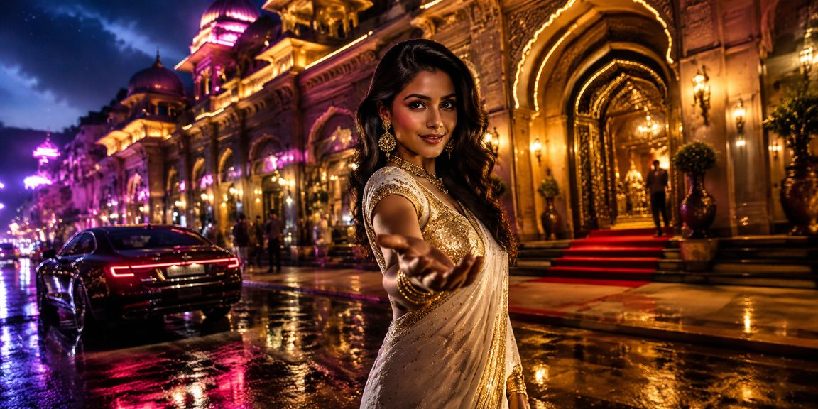 Indian woman enjoying leisure time, representing healthy and balanced lifestyle