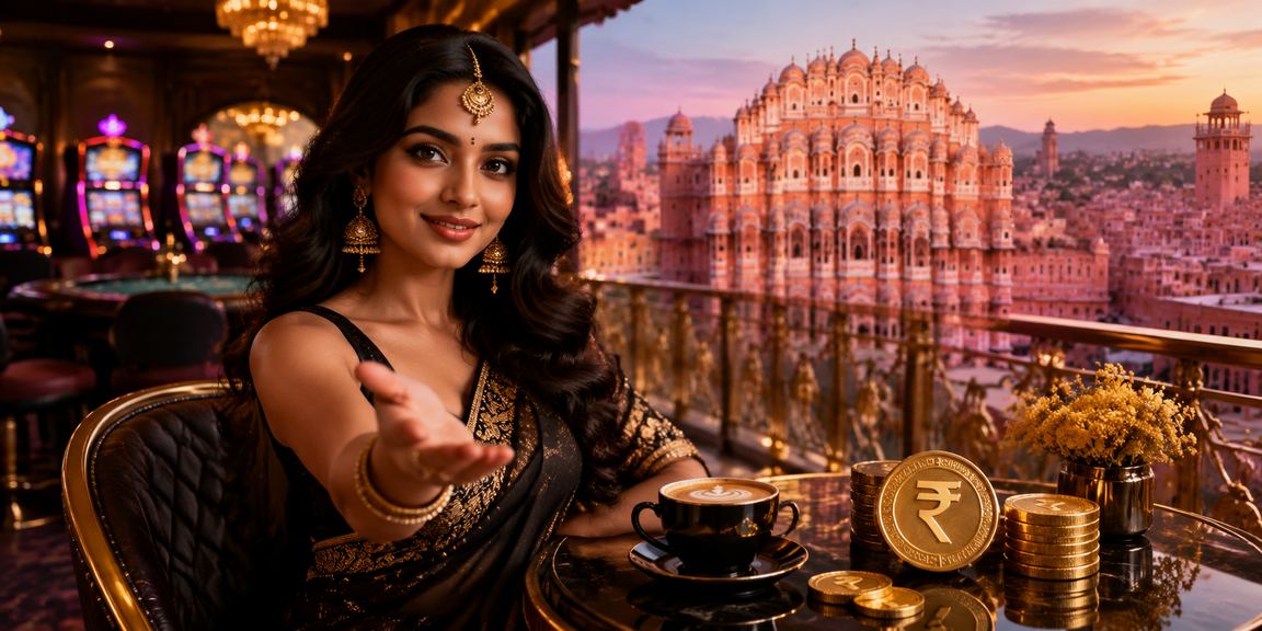 VIP hospitality scene at Hawa Mahal, Jaipur illustrating luxury and trust